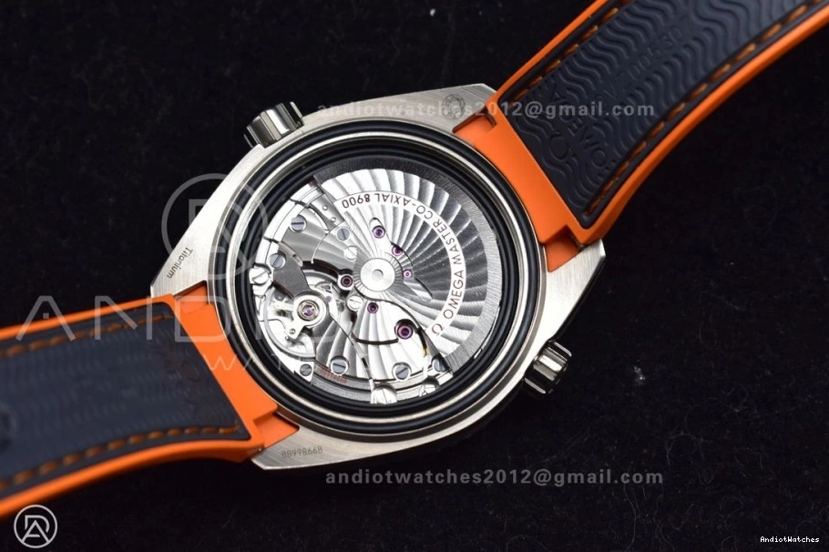 Edition Bezel Trendsetting Planet Orange SS Clone 43.5mm Best A8900 Gray on V 1010 Super VSF Ocean 1:1 Dial Black Strap Nylon 0220